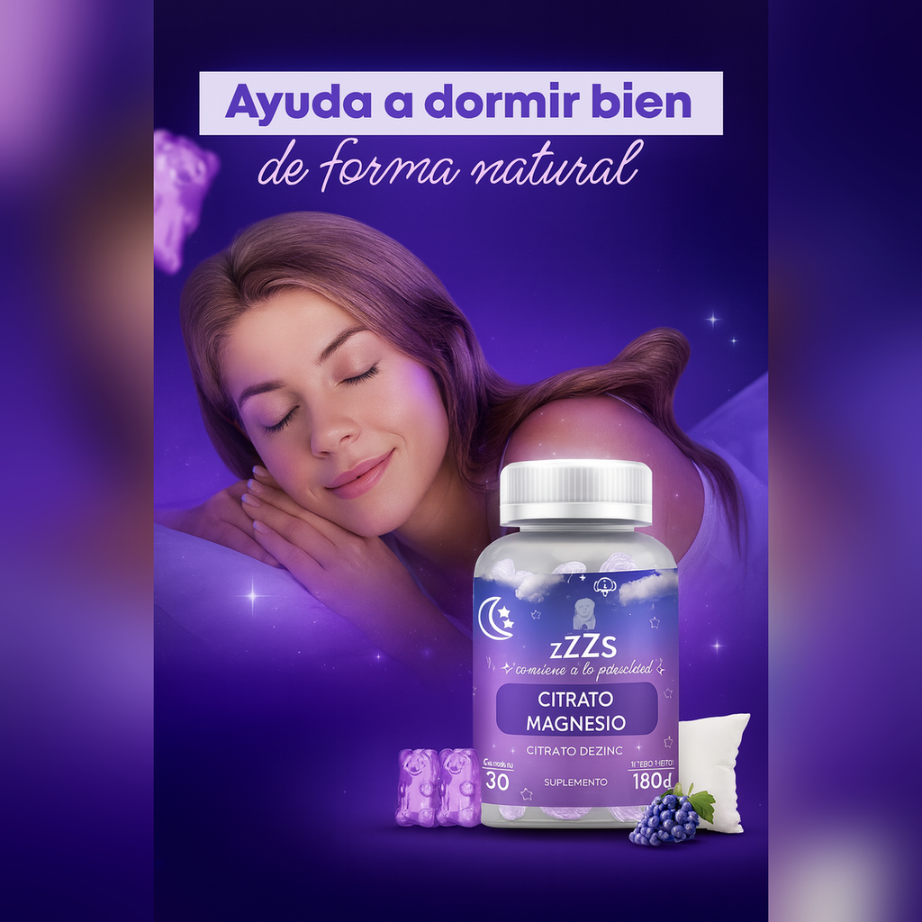 Gomitas de Citrato de Magnesio + Zinc 😴 Despídete de las noches en vela • Registro INVIMA