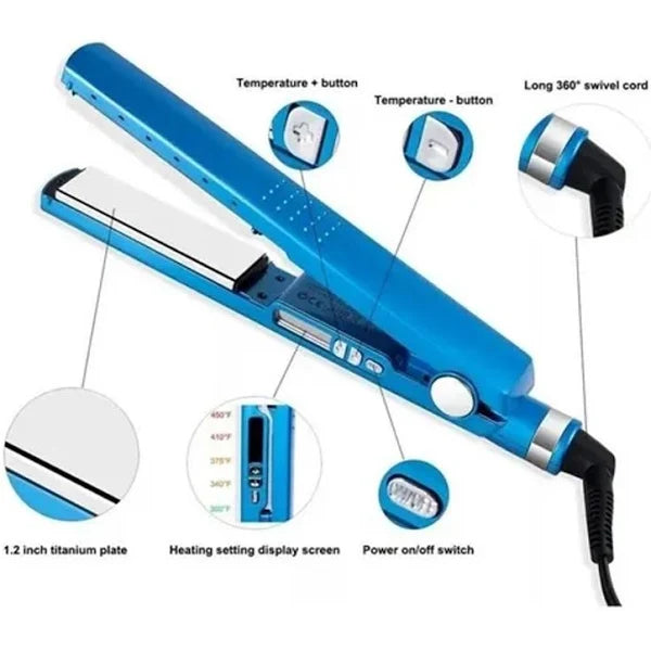 🔥¡Transforma tu melena en minutos!🔥 Compra la plancha profesional ProHair y llévate GRATIS🎁 rizador y peine térmico