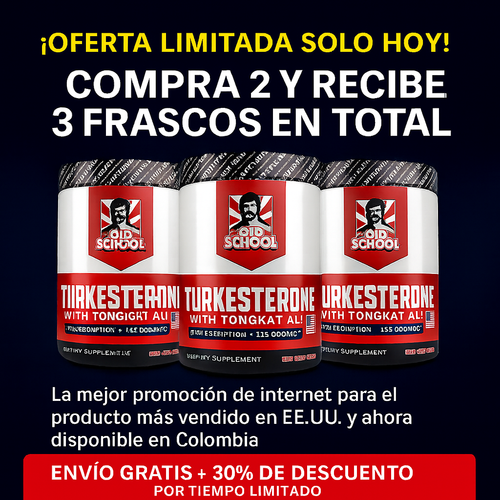 🔥 TURKESTERONE 💪 Recupera tu energía y músculos – El Anabólico Natural #1 de EE.UU.