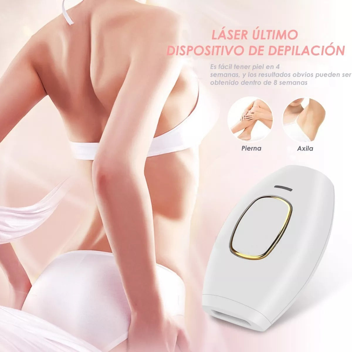 Depiladora Láser IPL | Elimina el vello sin dolor + Guía GRATIS incluida