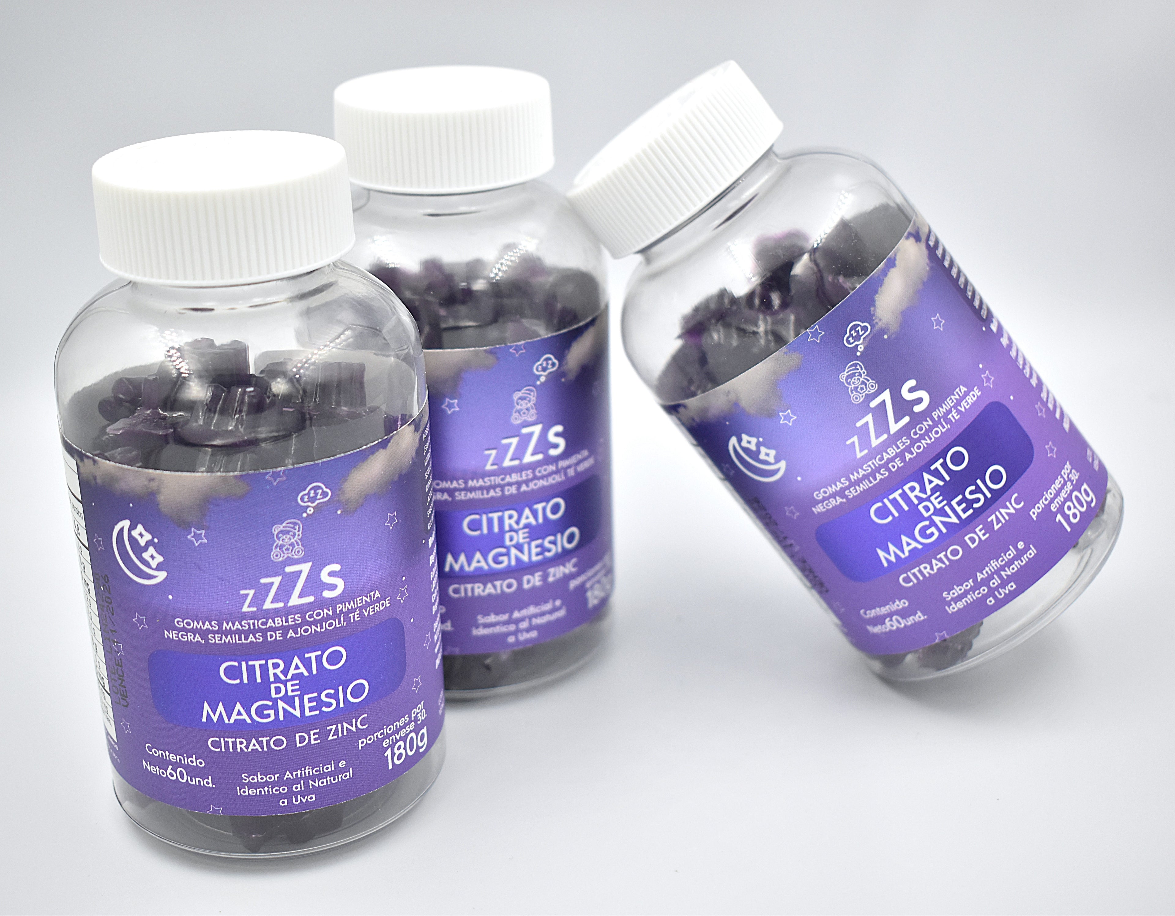 Gomitas de Citrato de Magnesio + Zinc 😴 Despídete de las noches en vela • Registro INVIMA