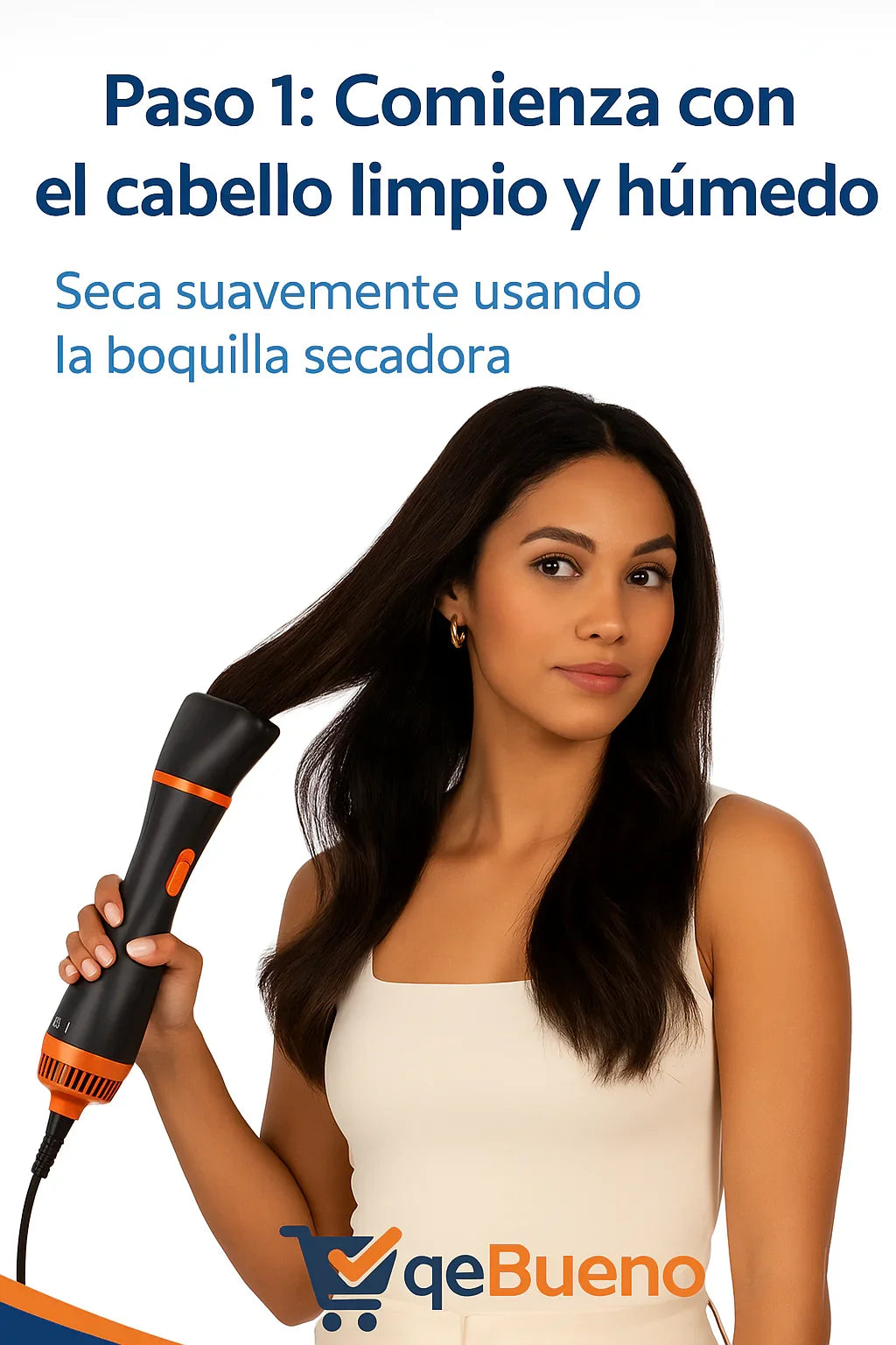 Cepillo Secador 5 en 1 Profesional – Alisa, Riza, Seca y Da Volumen con un Solo Product