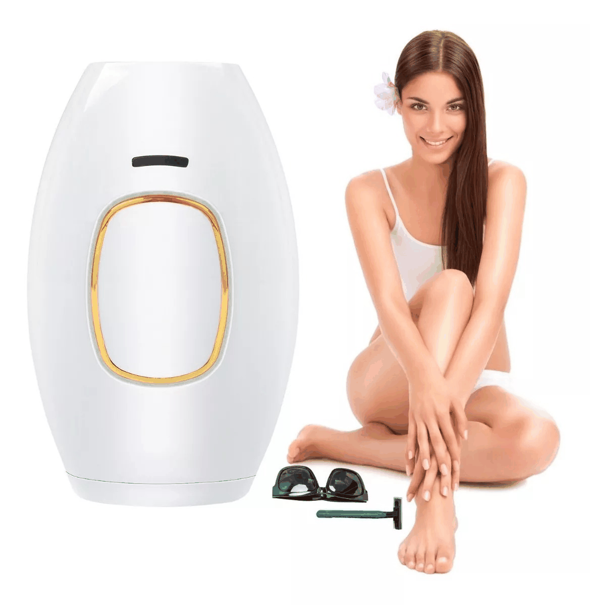 Depiladora Láser IPL | Elimina el vello sin dolor + Guía GRATIS incluida
